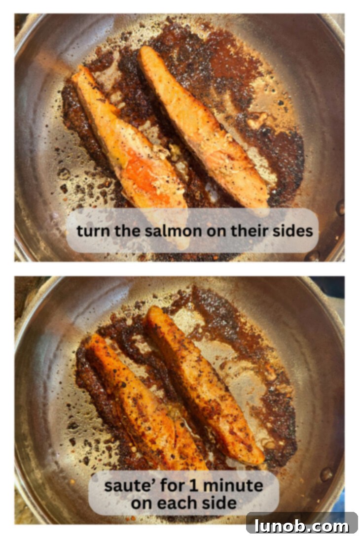 Golden Salmon with Lemon Parmesan Cream 7 img 64132 6