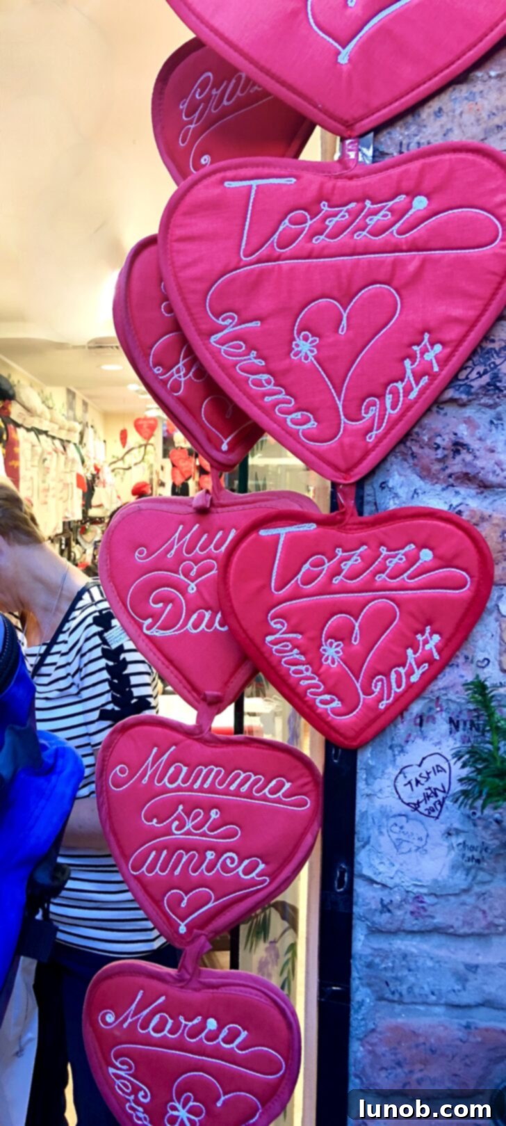 Piazza delle Erbe, Verona's historic market square, with brick buildings