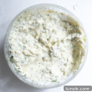 Creamy Ricotta Dreams 5 Fully combined ricotta mixture in a bowl, ready for chilling.