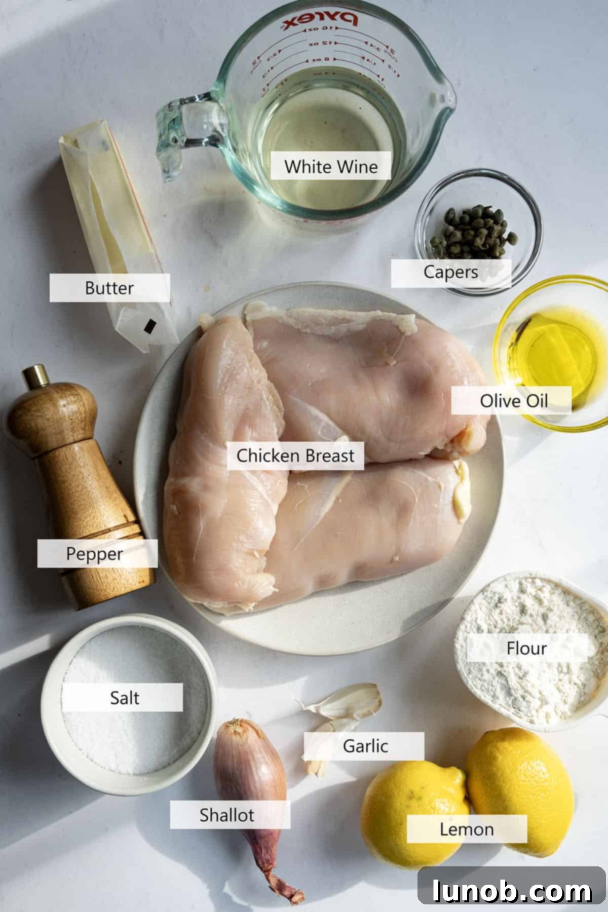 Ingredients for the recipe.