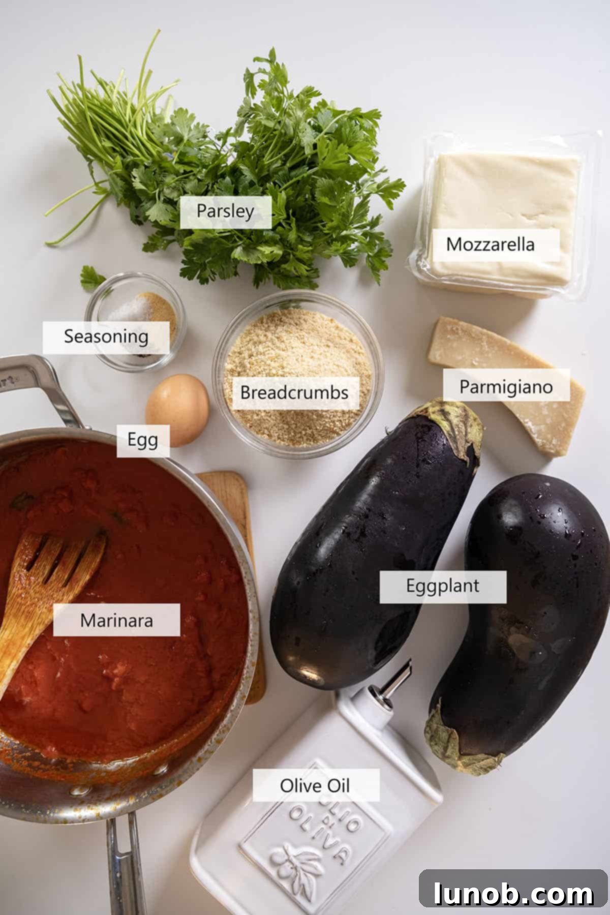 Ingredients for the recipe.