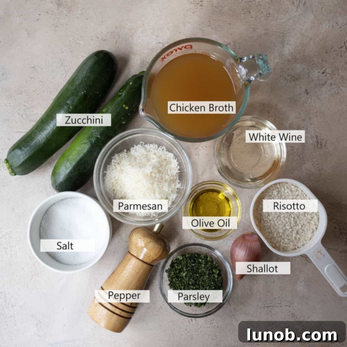 Ingredients for the recipe.