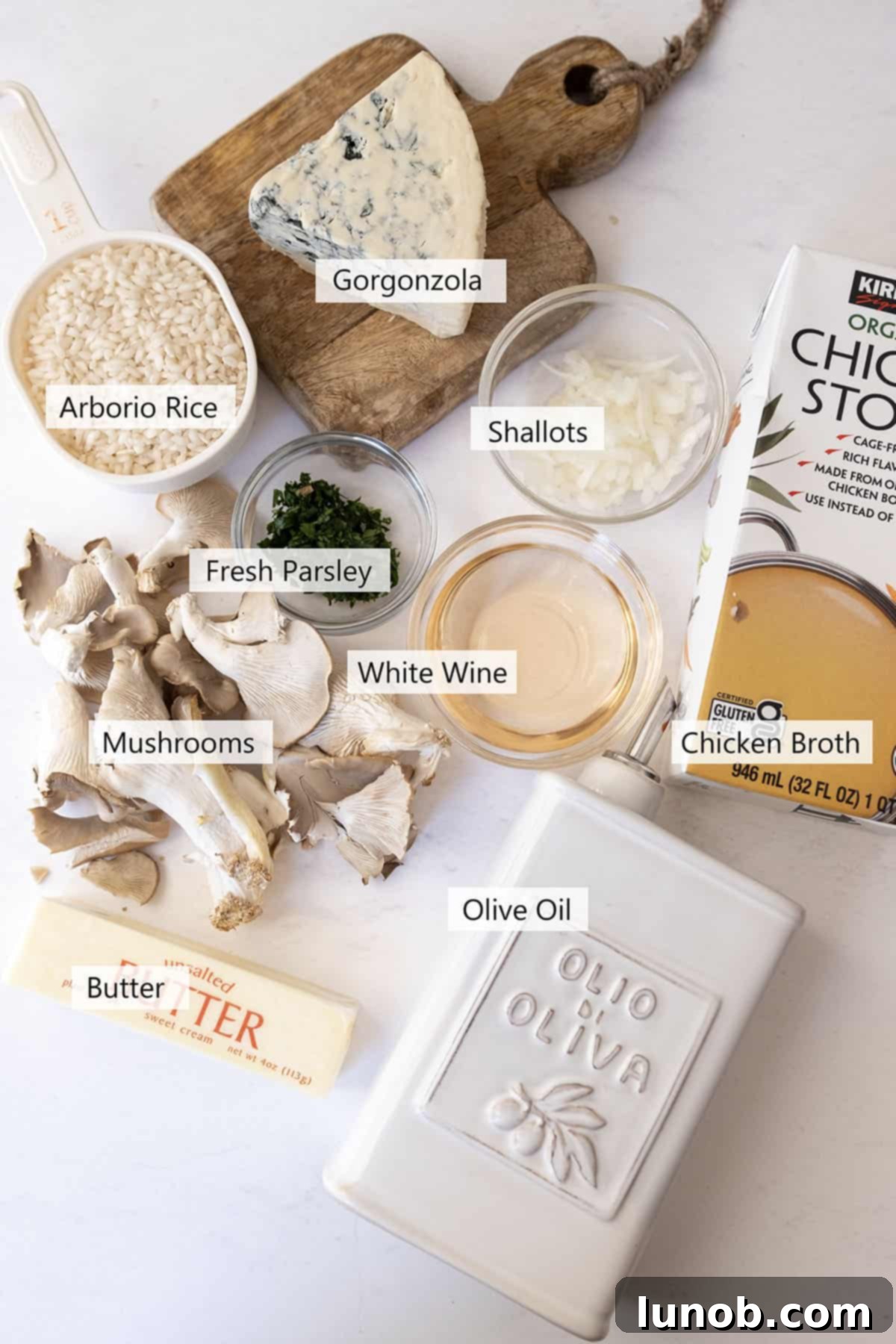 Ingredients for the recipe.