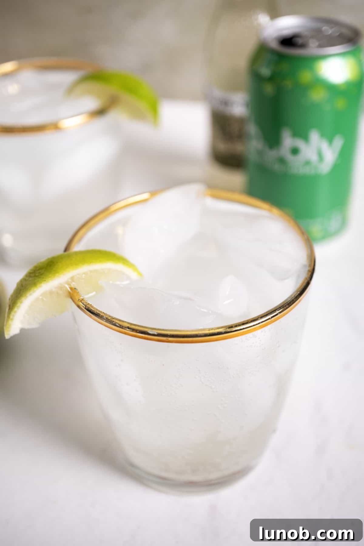 A non-alcoholic Moscow Mule in a classic copper mug, garnished with a vibrant lime wedge.