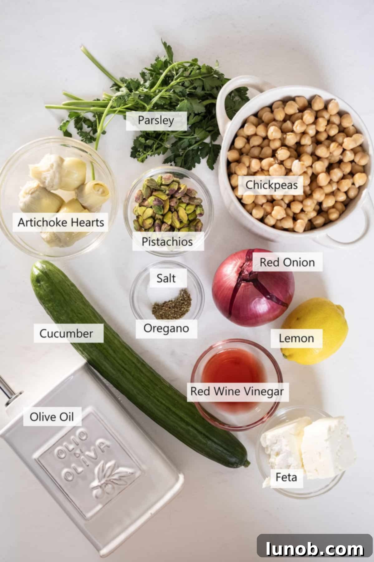 Ingredients for the recipe. 