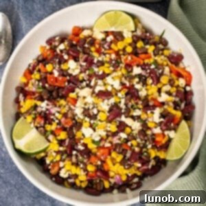 Texas Caviar Salad 8 Cowboy Caviar Salad in a bowl.