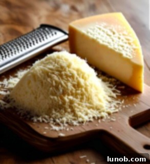 Finely grated fresh Parmigiano Reggiano cheese