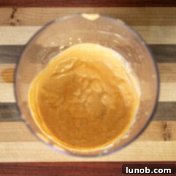 Dynamite Chicken Skewers 5 Smooth and creamy chipotle mayo after blending.