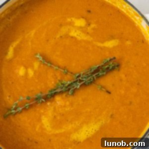 Sweet and Zesty Roasted Carrot Ginger Soup 10 roasted carrot ginger soup with thyme