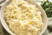 Creamy Garlic Parm Mash