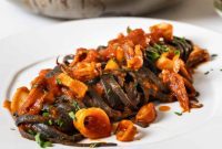 Ebony Ocean Pasta with Seared Calamari