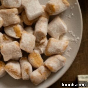 Homemade pumpkin gnocchi on a plate.